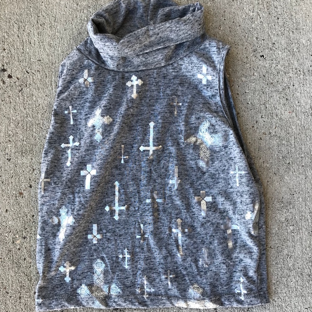 Turtle neck crop top